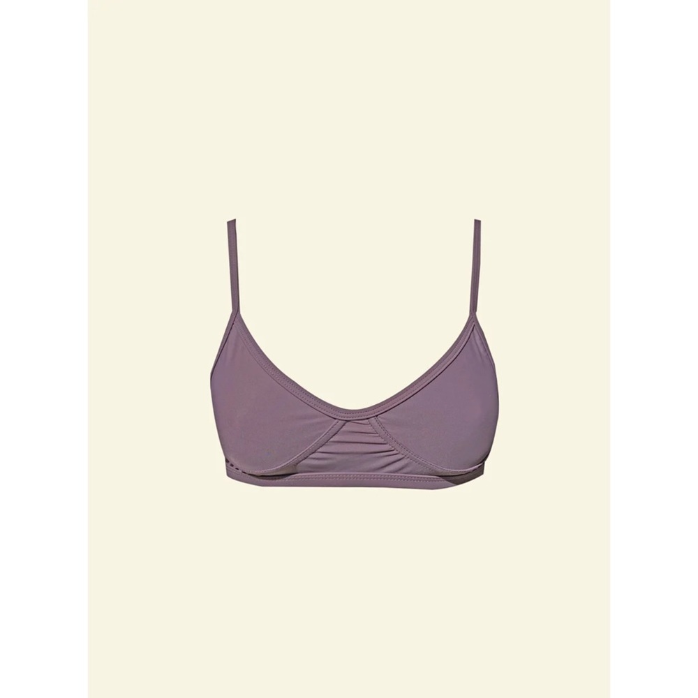 Women's Mauve Scoop Swim Top